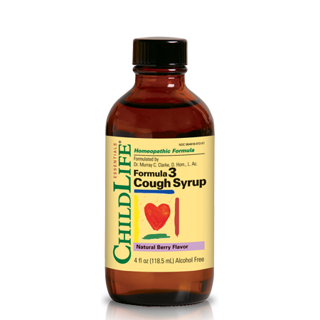 ChildLife Formula 3 Cough Syrup - Natural Berry Flavor