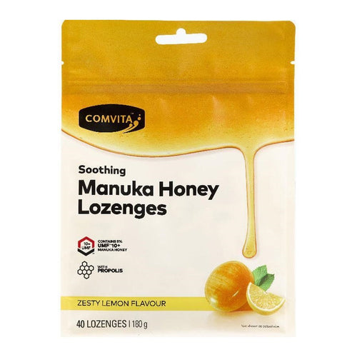 Comvita Manuka Honey Lozenges Zesty Lemon Flavour