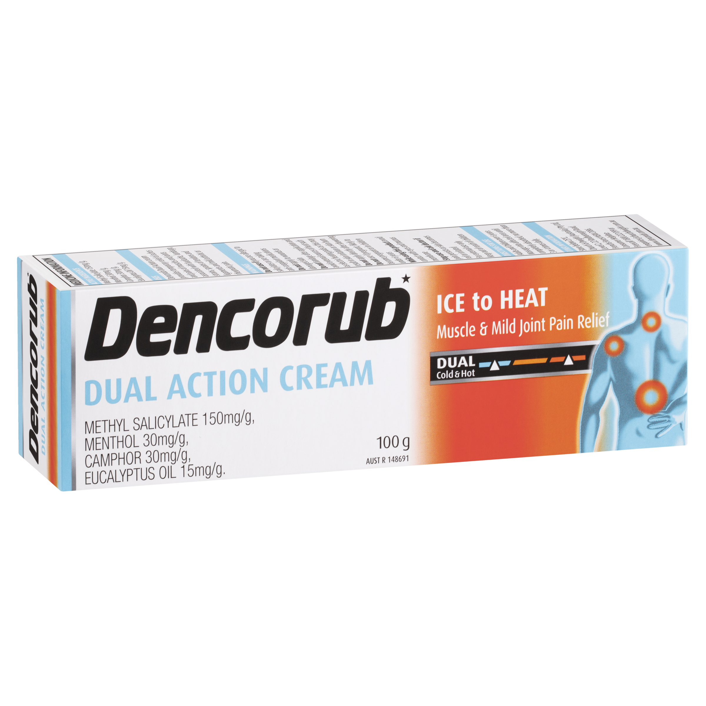 Dencorub Dual Action Pain Relieving Cream