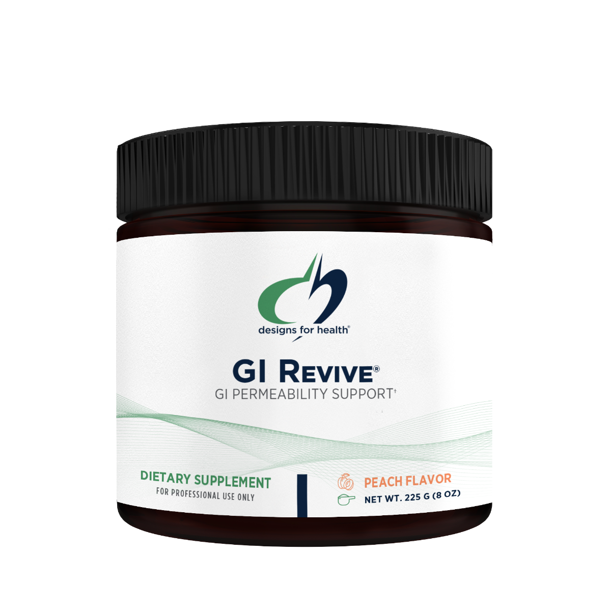 Designs for Health GI Revive Powder - Peach Flavor