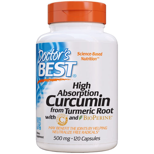 Doctor's Best High Absorption Curcumin C³ with BioPerine 500mg