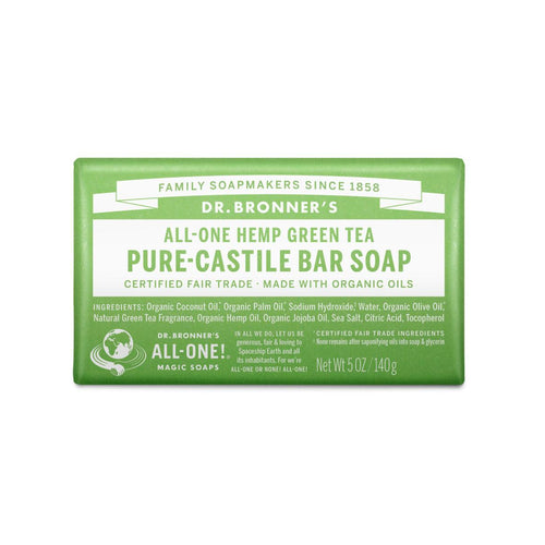 Dr. Bronner's Pure-Castile Bar Soap - Green Tea
