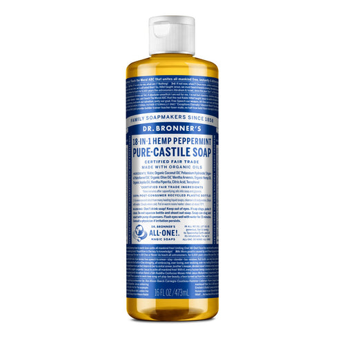 Dr. Bronner's Pure-Castile Liquid Soap - Peppermint