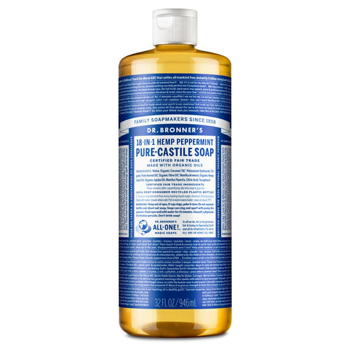 Dr. Bronner's Pure-Castile Liquid Soap - Peppermint