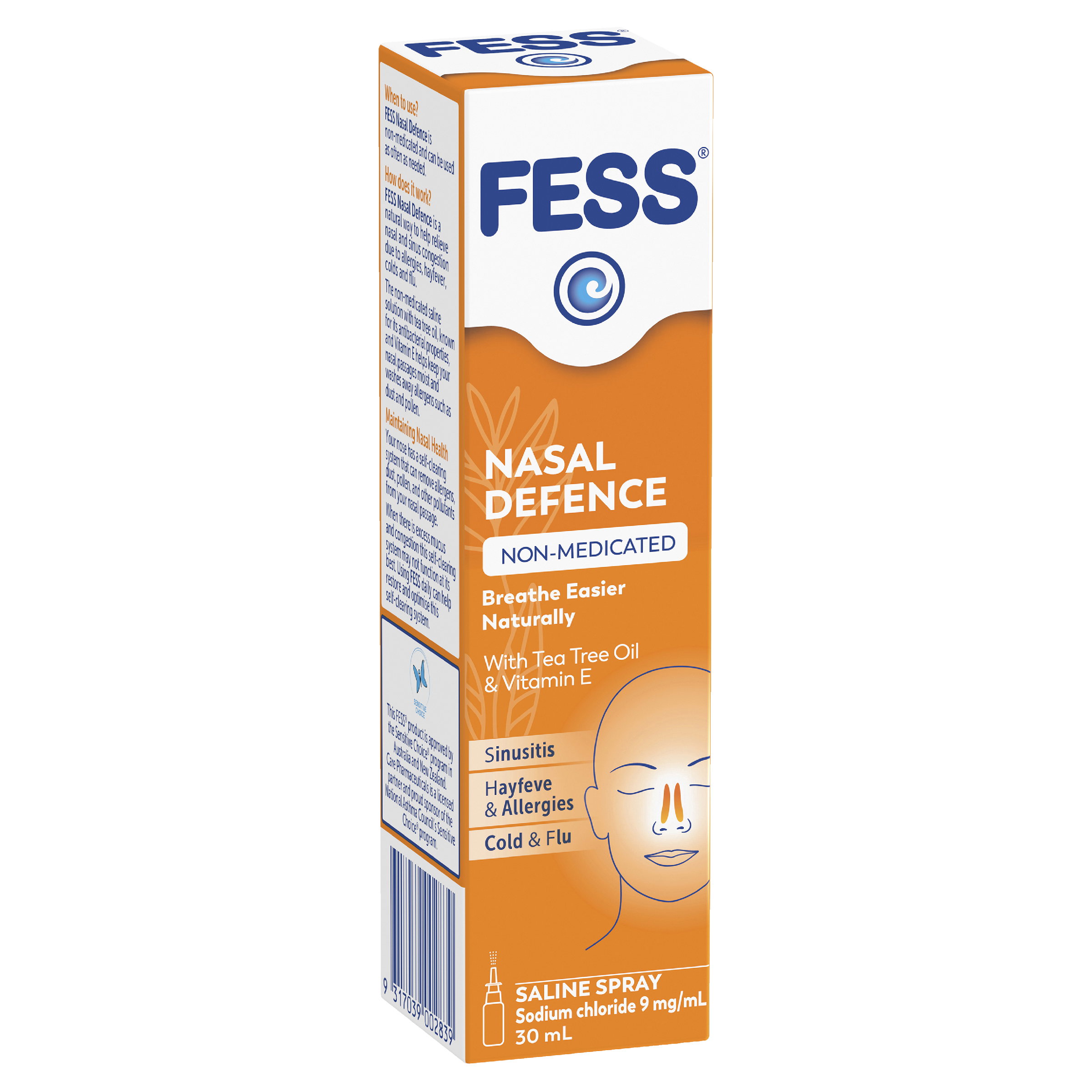 Fess Nasal Defence Saline Spray