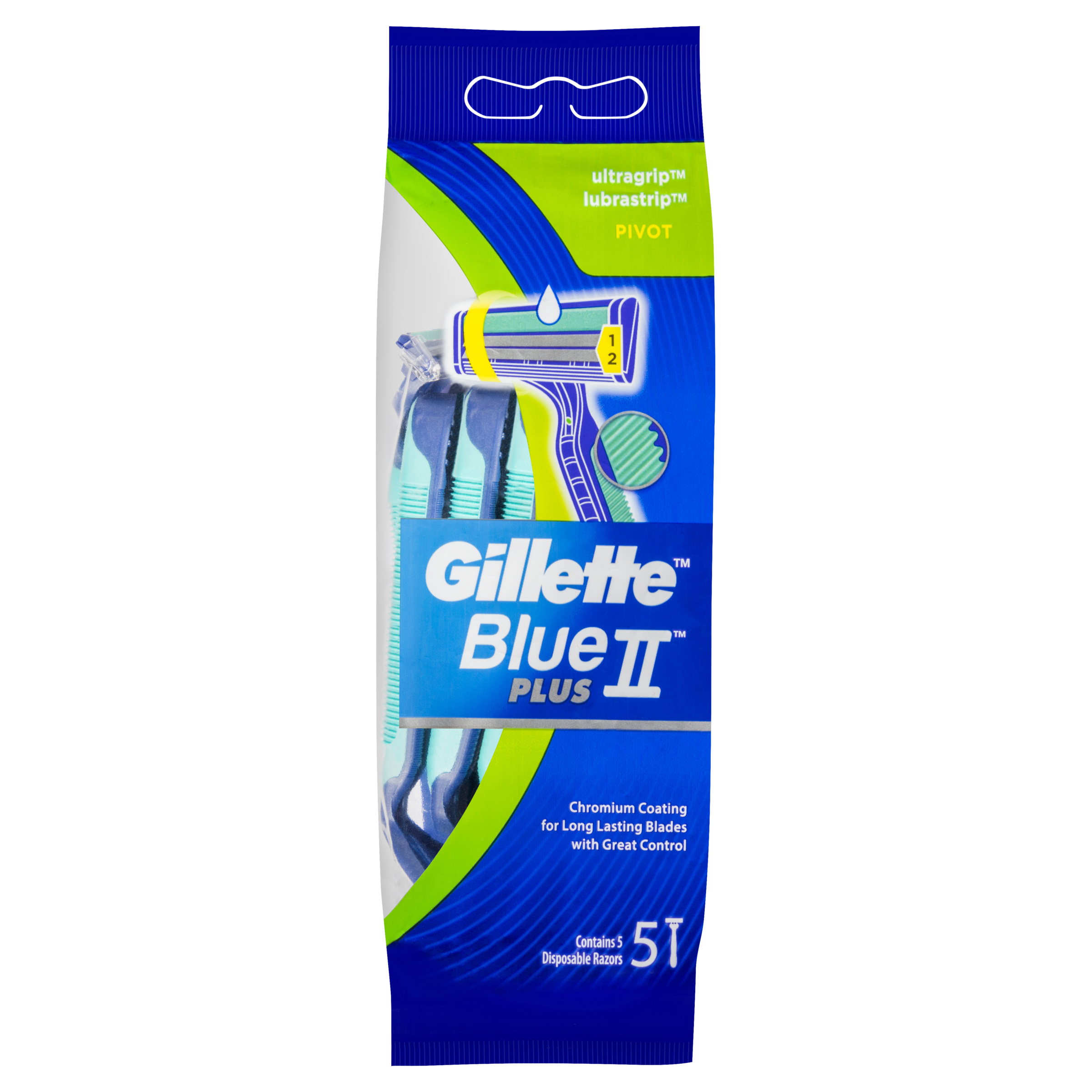 Gillette Blue II Plus Pivot Disposable Razors