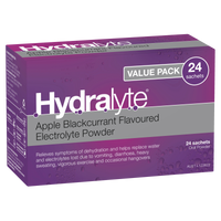 Hydralyte Electrolyte Powder - Apple Blackcurrant Flavour