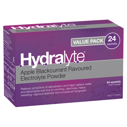 Hydralyte Electrolyte Powder - Apple Blackcurrant Flavour