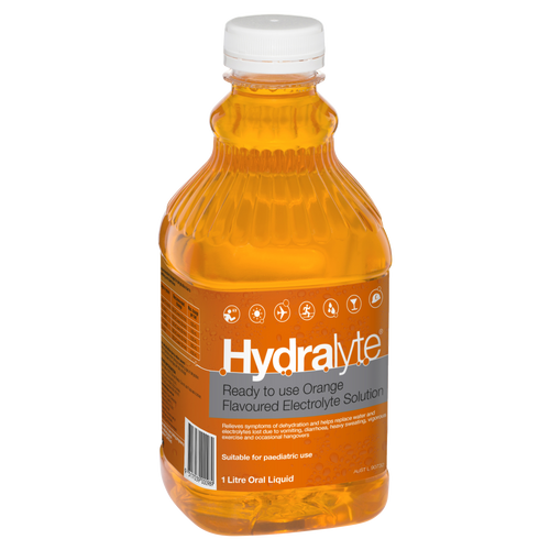 Hydralyte Ready to Use Electrolyte Solution - Orange Flavour