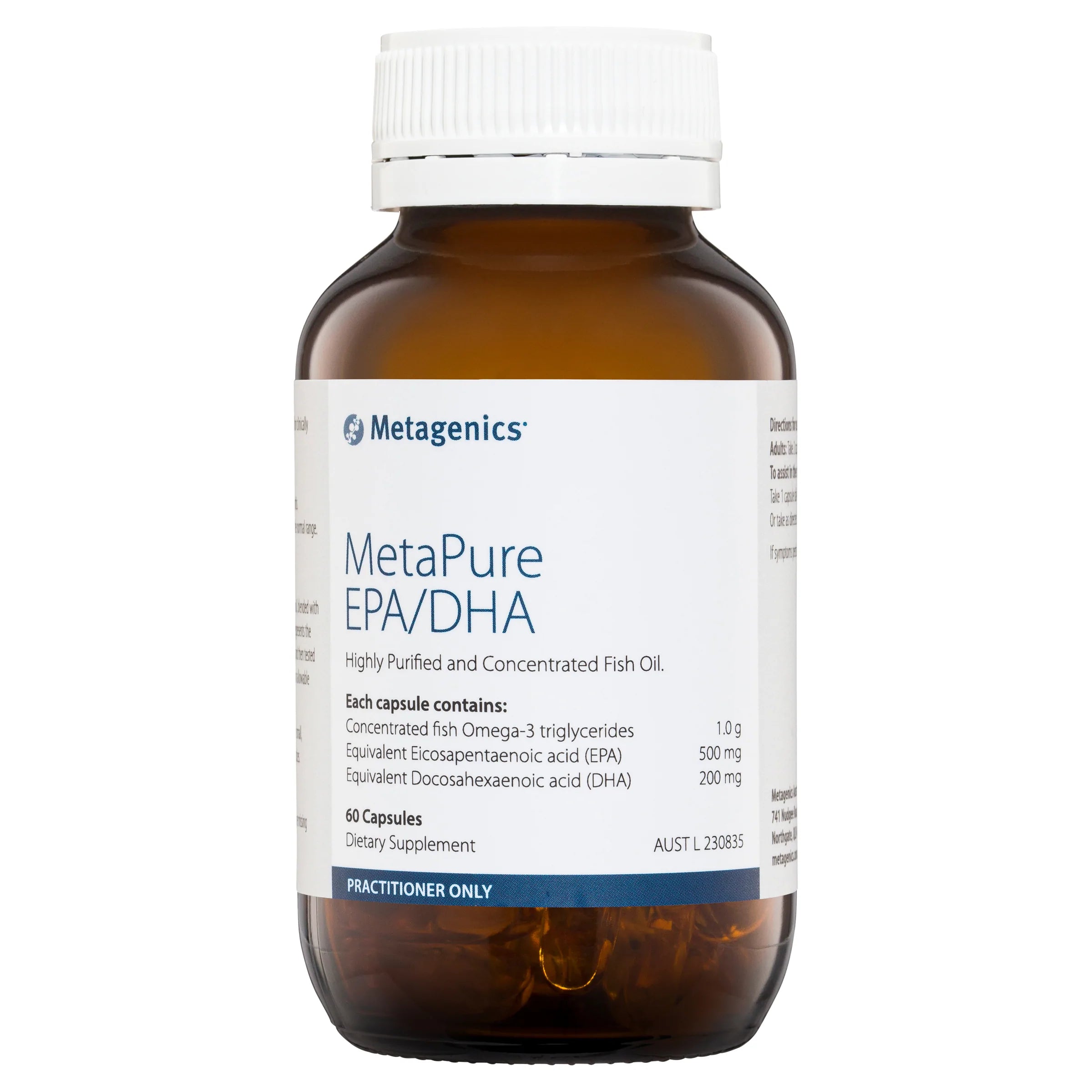 Metagenics MetaPure EPA/DHA Net Pharmacy