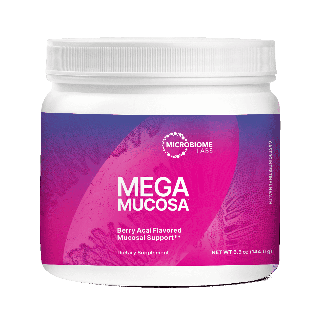 Microbiome Labs MegaMucosa Powder - Berry Acai Flavored