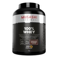 Musashi 100% Whey Protein Powder - Chocolate Milkshake Flavour