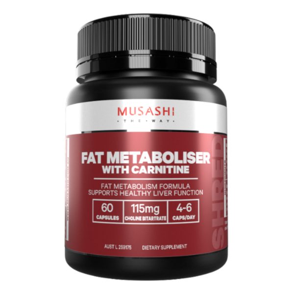 Musashi Fat Metaboliser with Carnitine