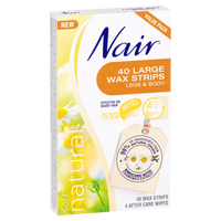 Nair Soft Natural Large Wax Strips