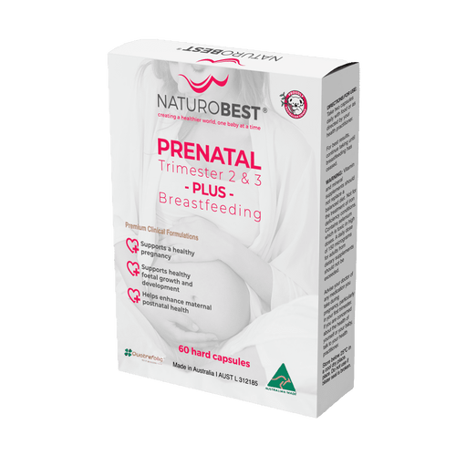 NaturoBest Prenatal Trimester 2 & 3 Plus Breastfeeding