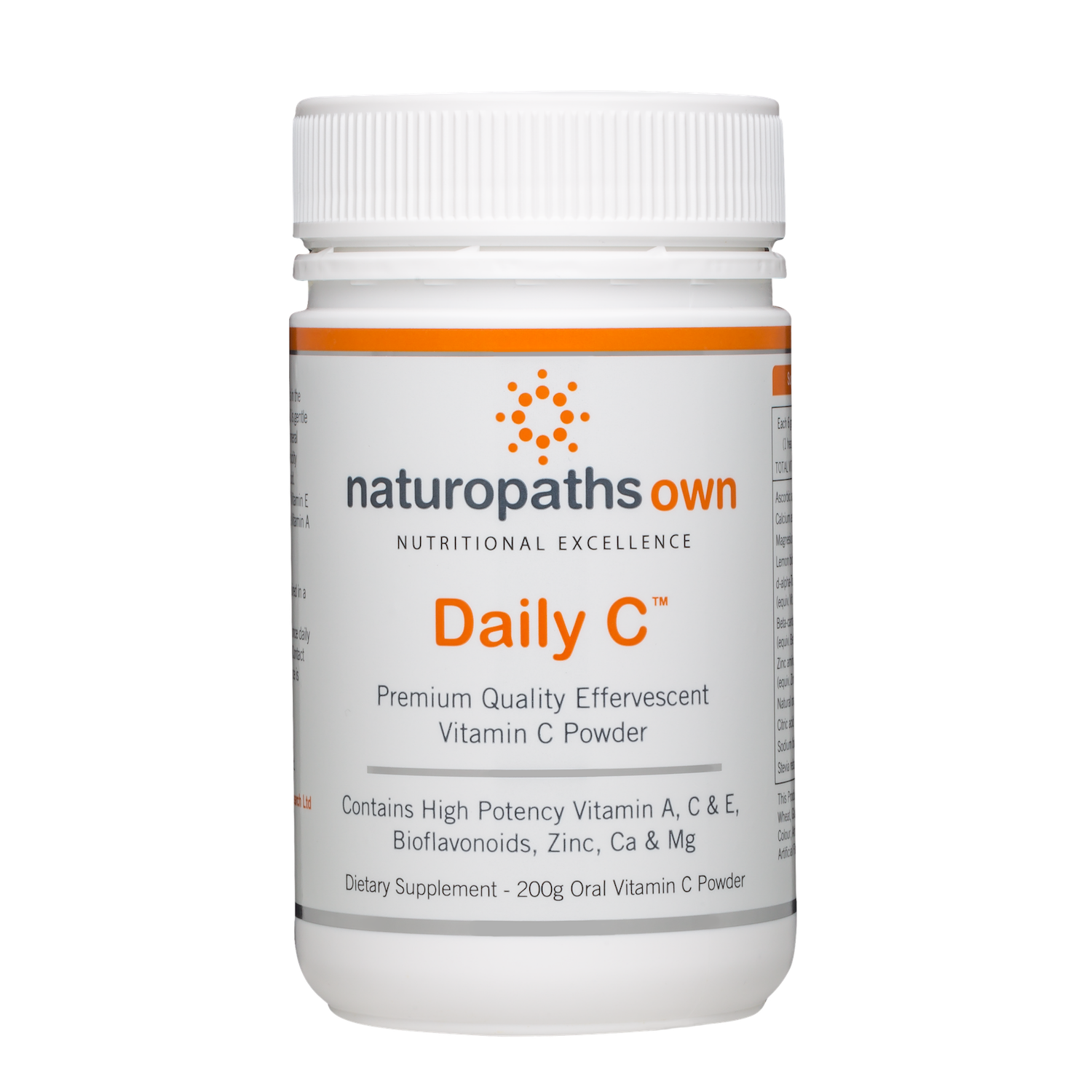 Naturopathsown Daily C Premium Quality Effervescent Vitamin C Powder