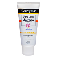 Neutrogena Ultra Sheer Clear Face Sunscreen Liquid-Lotion SPF30