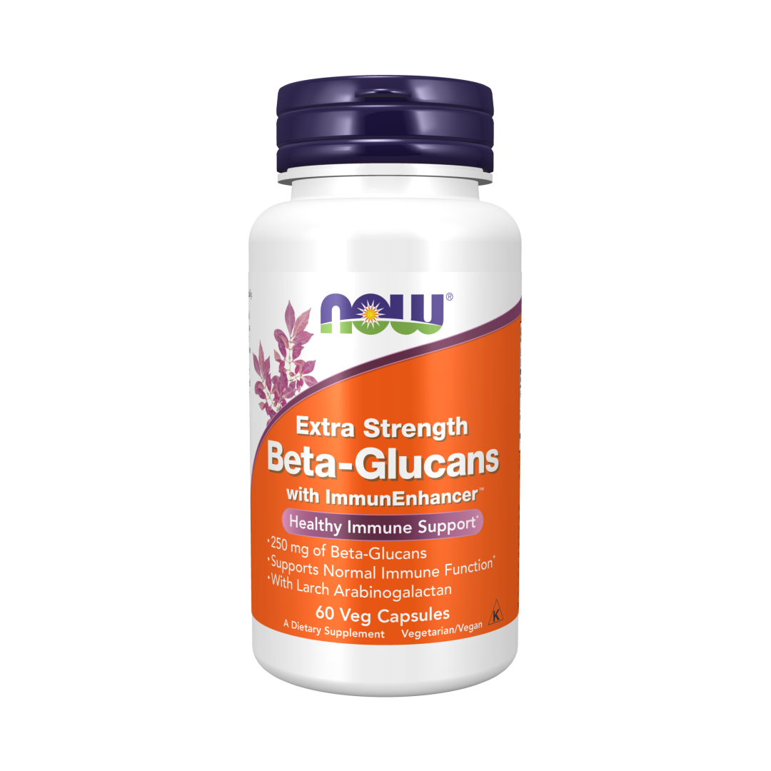 NOW Foods Beta-Glucans with ImmunEnhancer Extra Strength