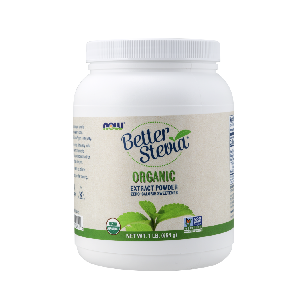 NOW Foods BetterStevia Organic Extract Powder