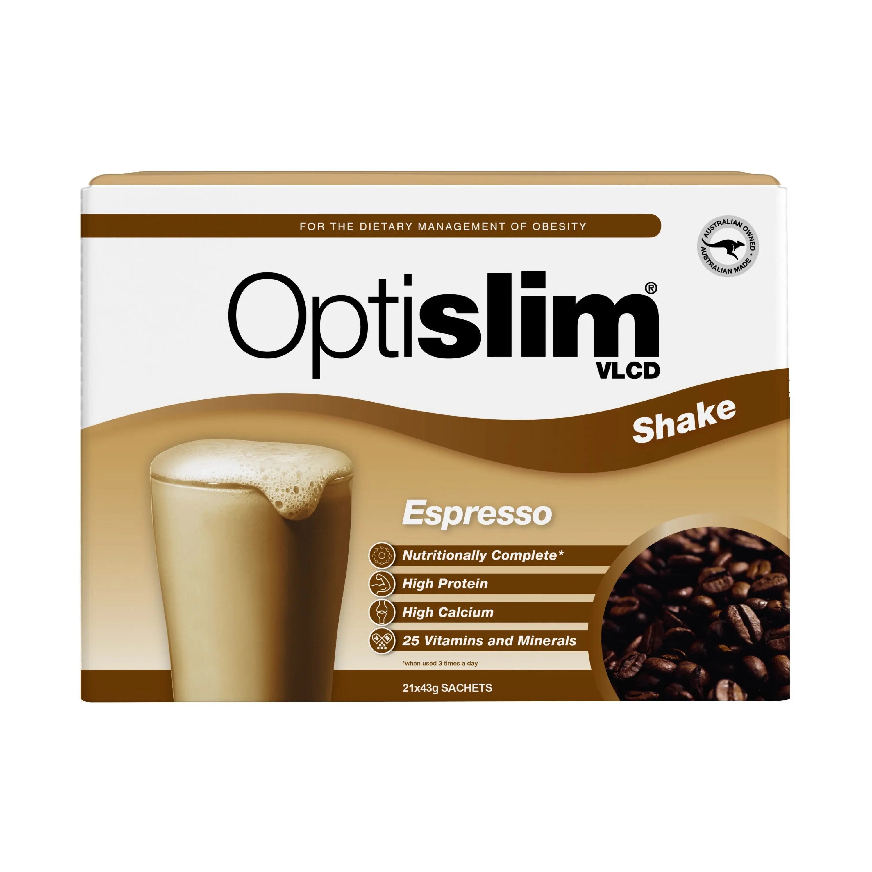 Optislim VLCD Shake Espresso