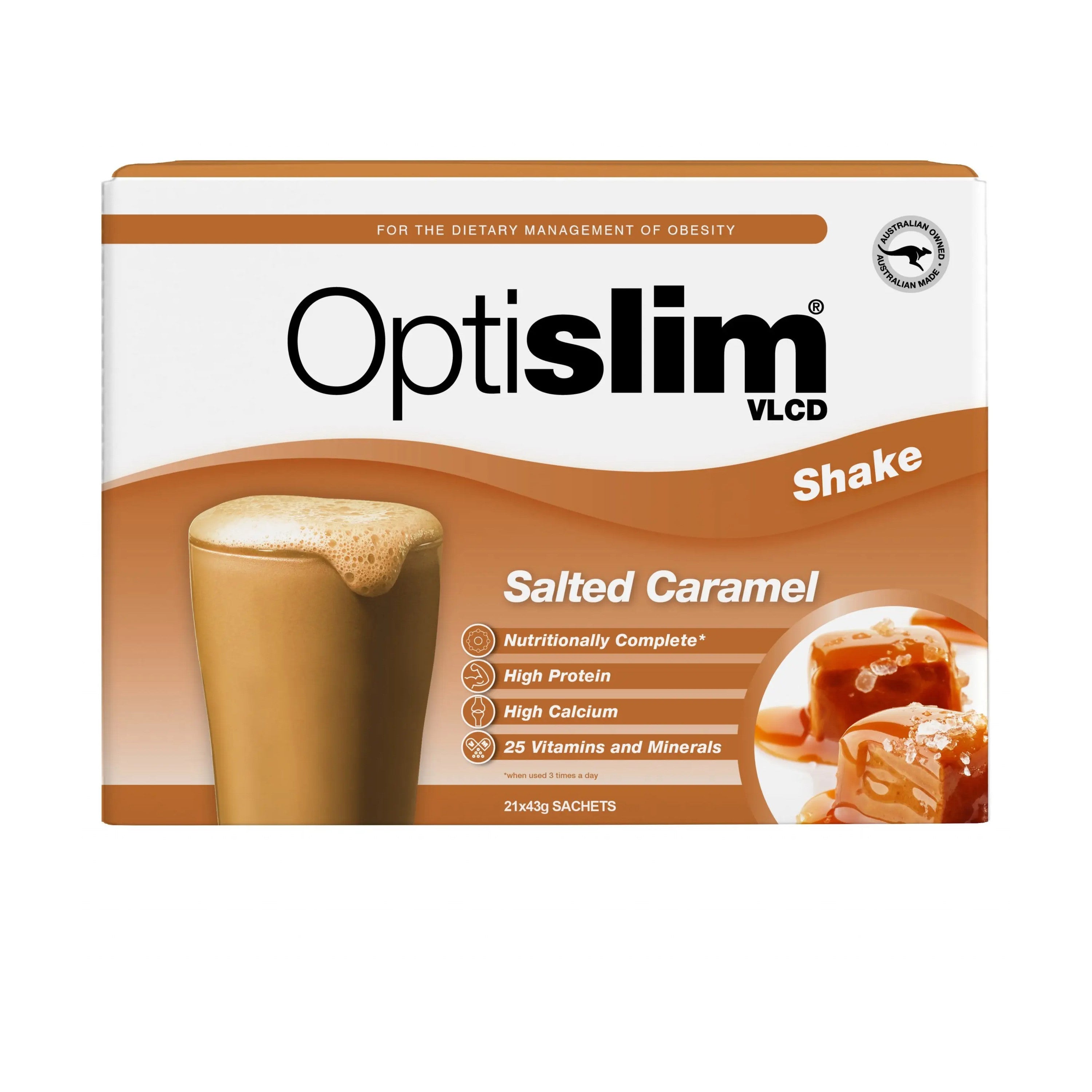 Optislim VLCD Shake Salted Caramel