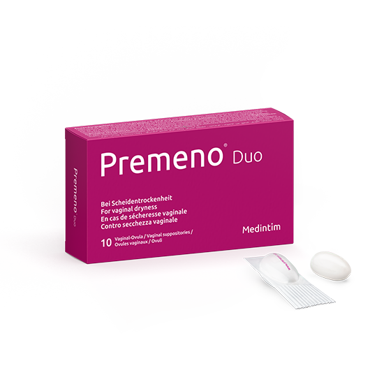 Premeno Duo Vaginal Ovules for Vaginal Dryness