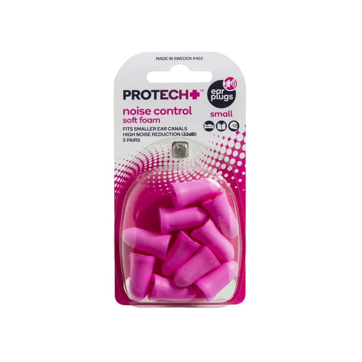 ProTech+ Ear Plugs Noise Control Soft Foam Small Net Pharmacy