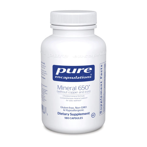 Pure Encapsulations Mineral 650 (without Copper & Iron)