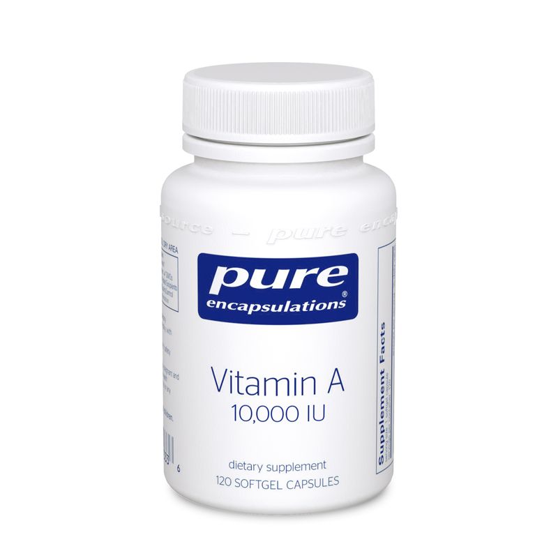 Pure Encapsulations Vitamin A 3,000 mcg (10,000 IU)