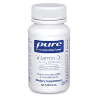 Pure Encapsulations Vitamin D3 25mcg (1,000 IU)