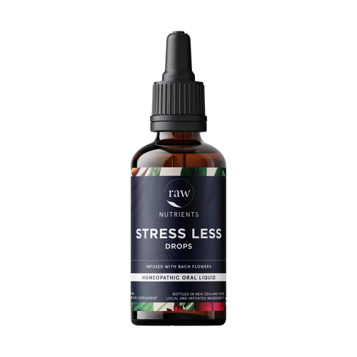 Raw Nutrients Stress Less Drops - Infused with Bach Flowers