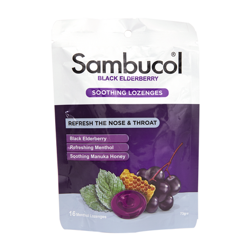 Sambucol Soothing Lozenges - Menthol