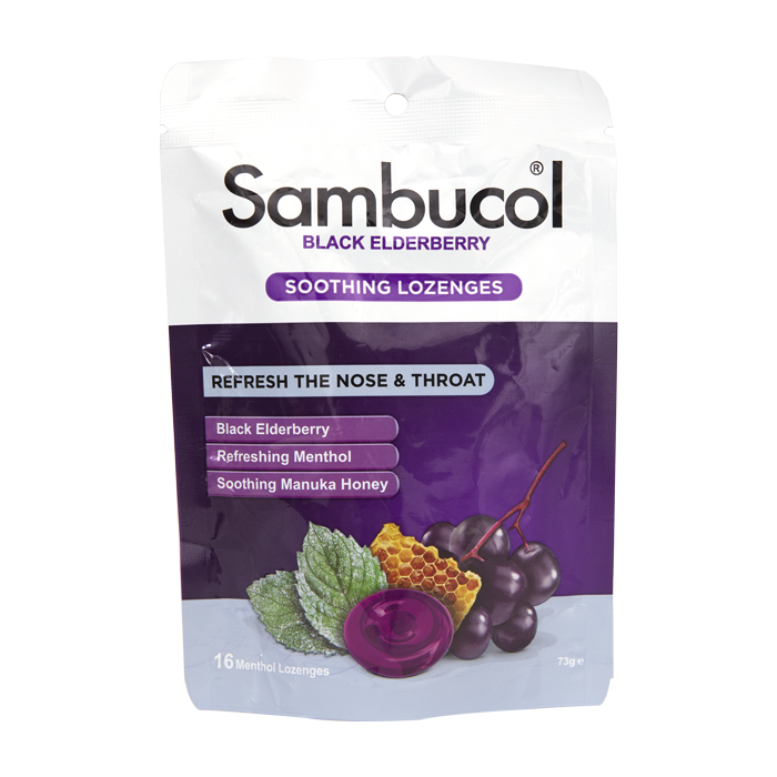 Sambucol Soothing Lozenges - Menthol