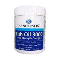 Sanderson Fish Oil 3000 Triple Strength Omega 3