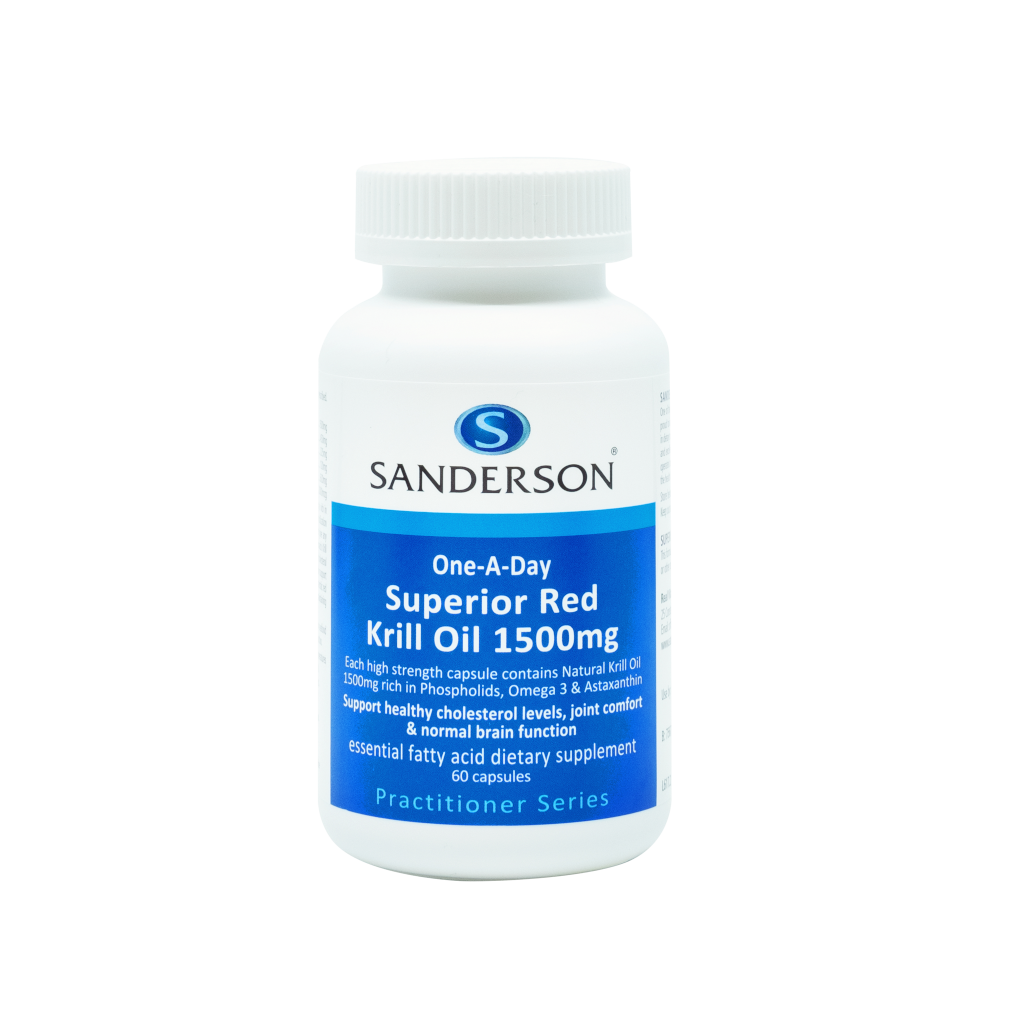 Sanderson Superior Red Krill Oil 1500mg