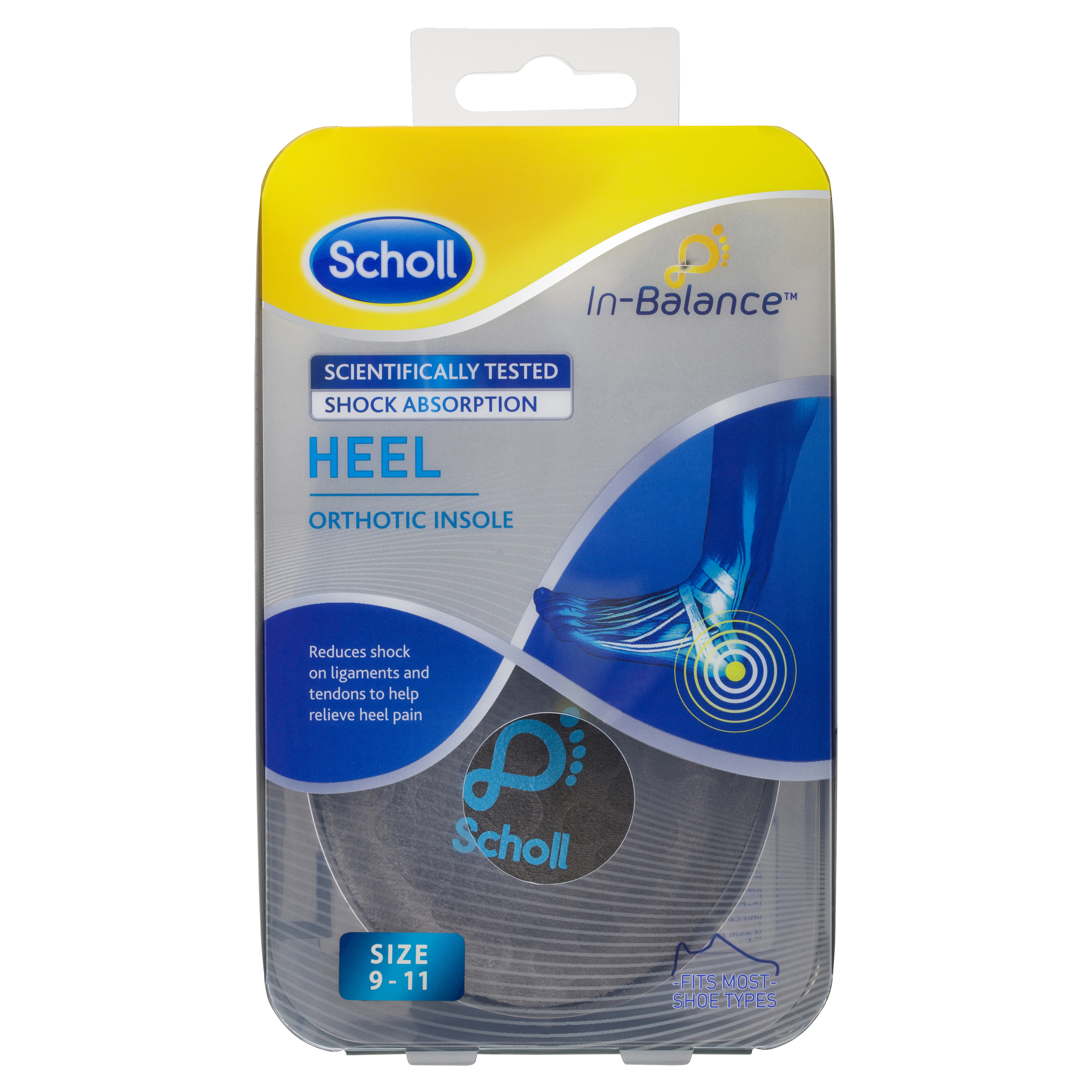 Scholl In-Balance Heel Orthotic Insole
