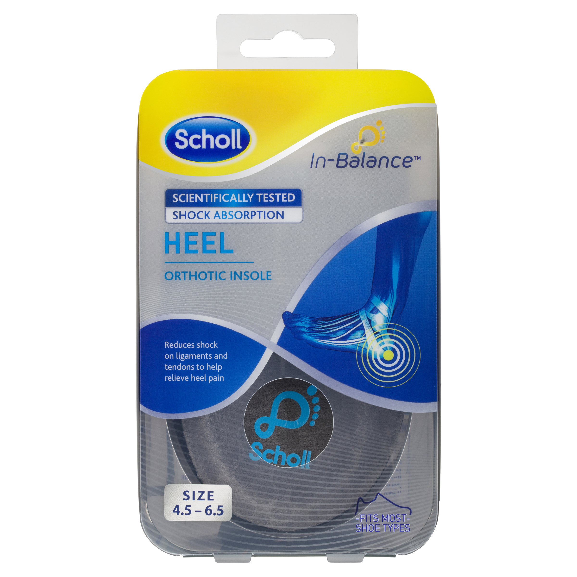 Scholl In-Balance Heel Orthotic Insole
