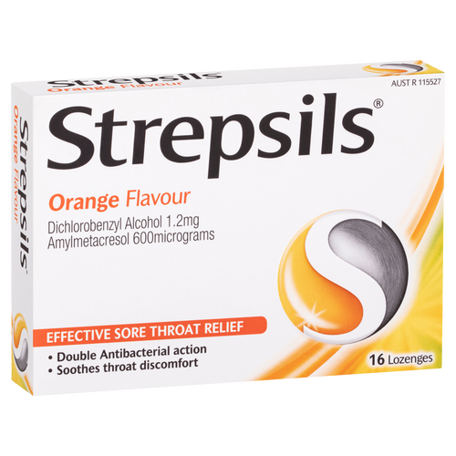 Strepsils Lozenges - Orange Flavour
