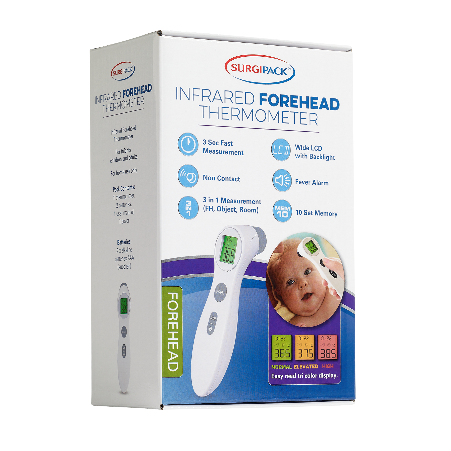SurgiPack Infrared Forehead Thermometer