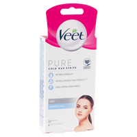 Veet Pure Cold Wax Strips for Face