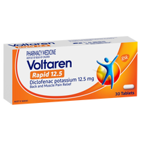 Voltaren Rapid 12.5 Back and Muscle Pain Relief