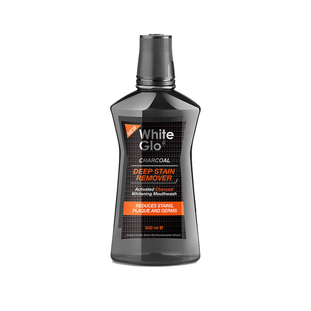 White Glow Charcoal Deep Stain Remover Mouthwash