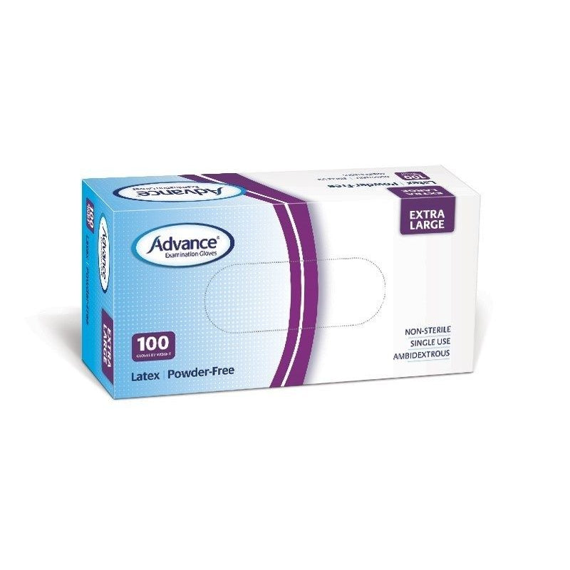 Advance Latex Powder Free Examination Gloves