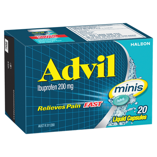 Advil Minis Liquid Capsules for Pain Relief
