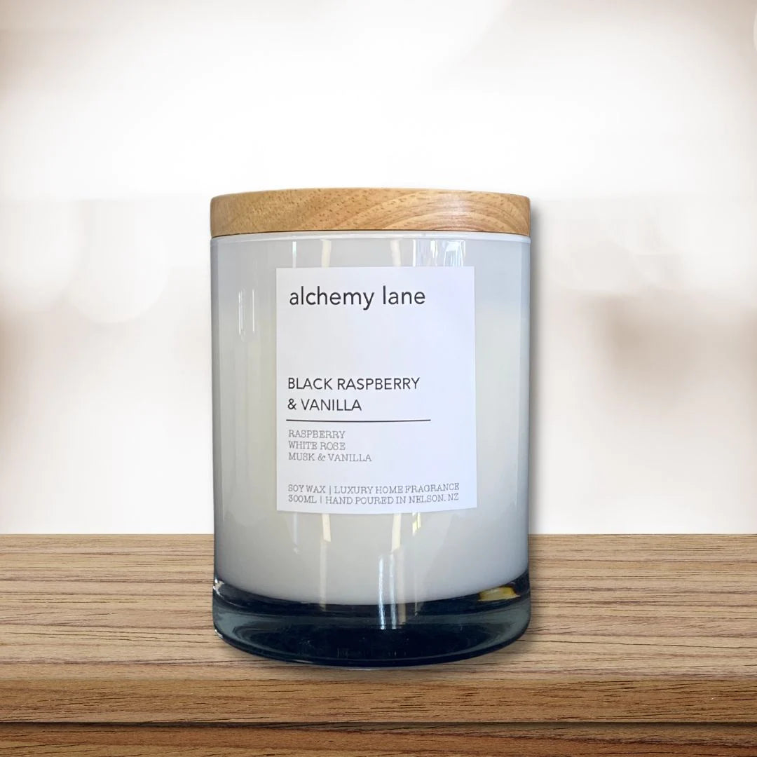 Alchemy Lane Triple Scented Soy Wax Candle - Black Raspberry & Vanilla