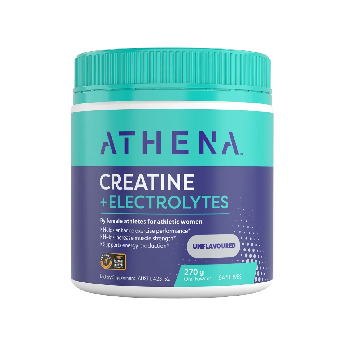 Athena Creatine + Electrolytes - Unflavoured
