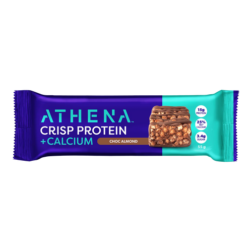 Athena Crisp Protein + Calcium Bars - Choc Almond