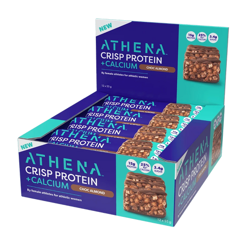 Athena Crisp Protein + Calcium Bars - Choc Almond