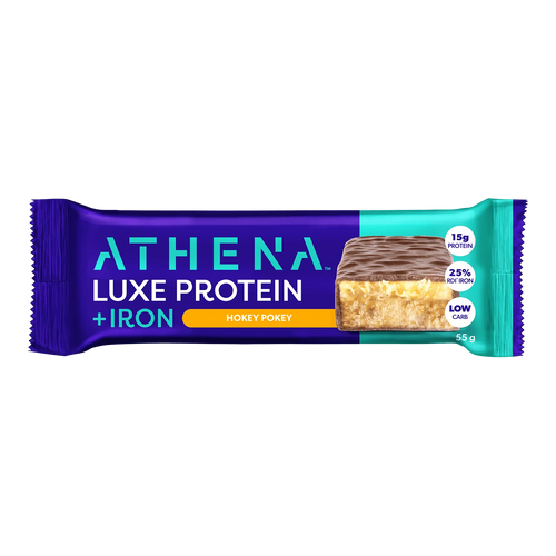 Athena Luxe Protein + Iron Bars - Hokey Pokey