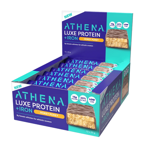 Athena Luxe Protein + Iron Bars - Hokey Pokey